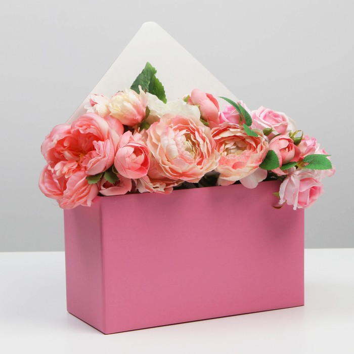 Коробка-письмо «Розовая», 25 × 33 × 10 см