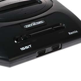 Игровая приставка Retro Genesis Remix, 8/16-bit,AV кабель,2 проводн. джойст.,600 игр, черная от Сима-ленд