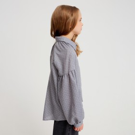 

Рубашка детская MINAKU: Cotton collection цвет серый, рост 140