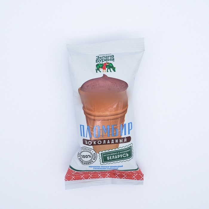 

Пломбир шоколадный в ваф.ст. 15% 70гр*24шт
