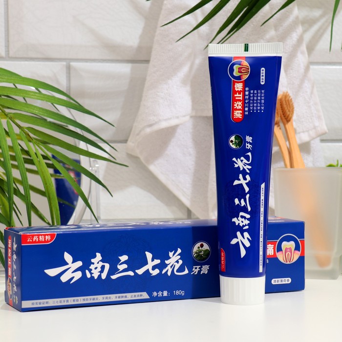 Зубная паста китайская традиционная противовоспалительная и обезболивающая, 180 г зубная паста китайская традиционная противовоспалительная с гвоздикой 160 г