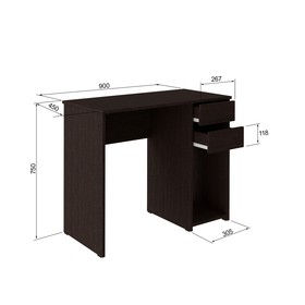 

Стол компьютерный СК-03, 900х450х750, венге