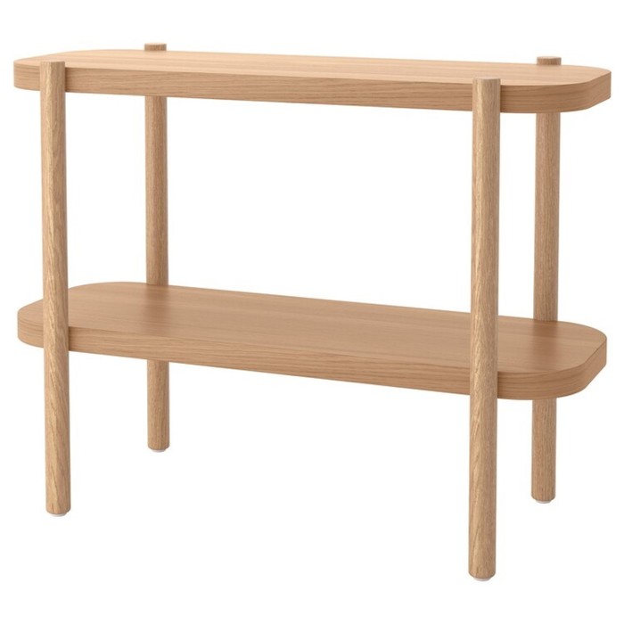 фото Консольный стол листерби, дубовый шпон, размер 92x38x71 см ikea
