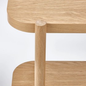Консольный стол ЛИСТЕРБИ, дубовый шпон, размер 92x38x71 см от Сима-ленд