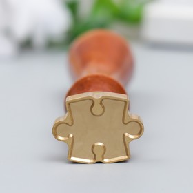 

Печать фигурная для сургуча с деревянной ручкой "Пазл" 2,4х1,9 см