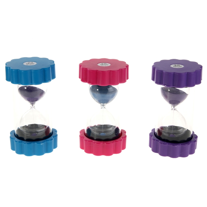 Часы песочные в колонне, основание шестиугольное, МИКС