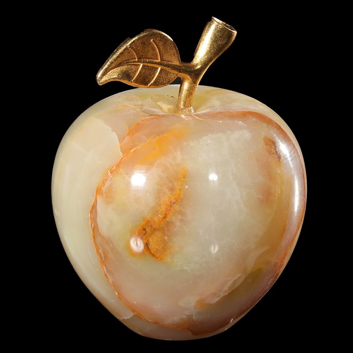 Сувенир «Яблоко», 2,5", оникс