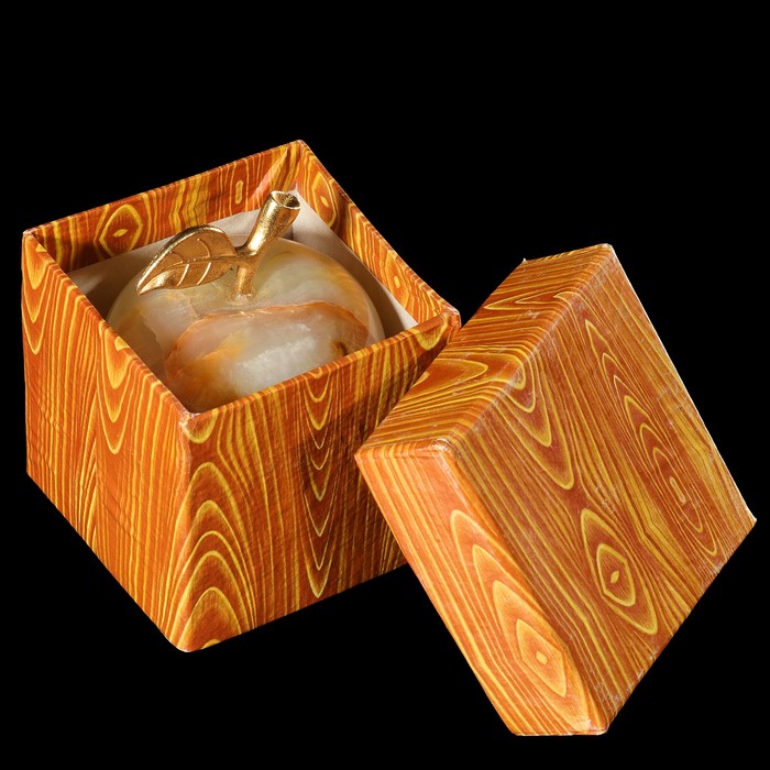 Сувенир «Яблоко», 2,5", оникс