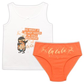 

Комплект для девочек, рост 98 см, цвет белый