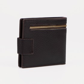 

Портмоне на магните, для купюр, для карт, цвет коричневый