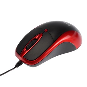 

Мышь Perfeo Orion, проводная, оптическая, 1000 dpi, USB, чёрно-красная