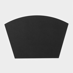 Салфетка кухонная "Тэм" 30х44 см, трапеция, цвет черный