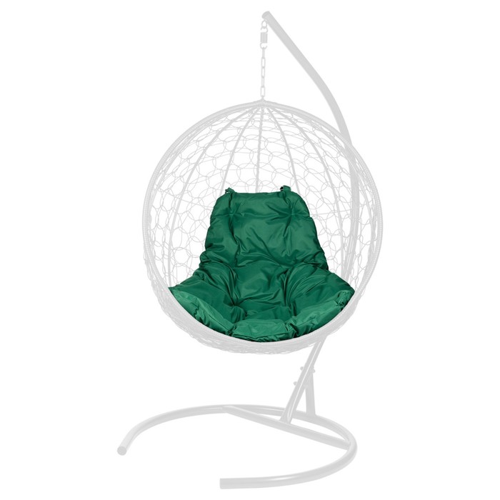 Подушка для одноместного подвесного кресла зеленая чехол для одноместного подвесного кресла leset оксфорд шоколад