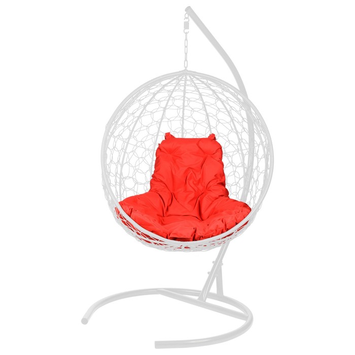 Подушка для одноместного подвесного кресла красная чехол для одноместного подвесного кресла leset оксфорд шоколад