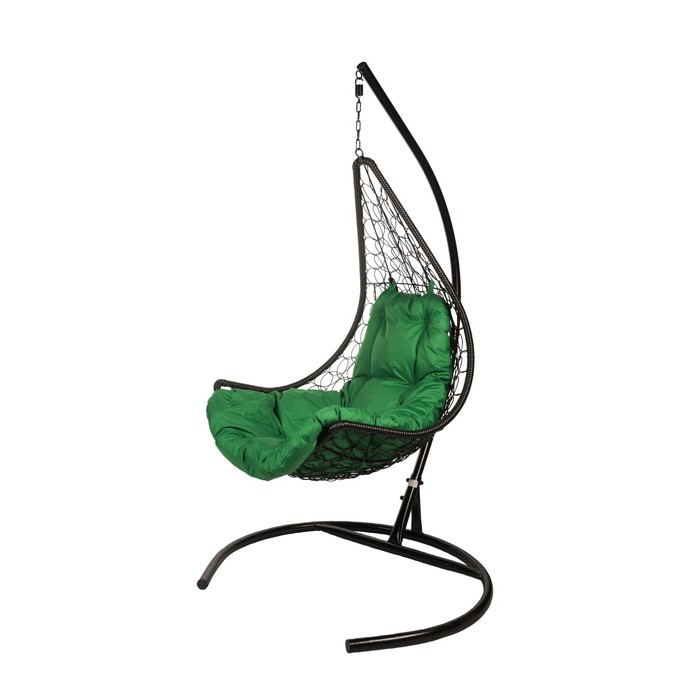 Подвесное кресло Wind Black зеленая подушка кресло подвесное easy white зеленая подушка