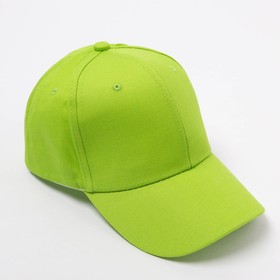 Кепка мужская однотонная MINAKU, зелёная, размер 58