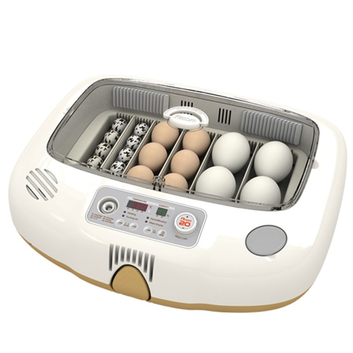 Инкубатор, на 20 яиц, автоматический переворот, 65 В, с овоскопом, Rcom инкубатор для рептилий на 90 яиц автоматический переворот 120 в rcom