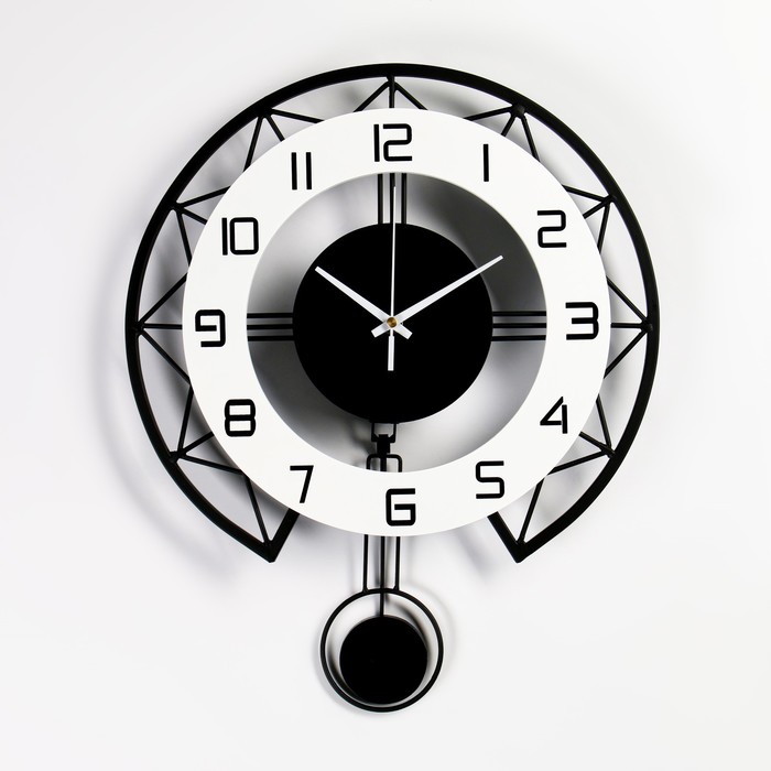часы настенные серия цветы фиолетовые гвоздики плавный ход 25 х 35 см Часы настенные, серия: Маятник, плавный ход, 35 х 43 см
