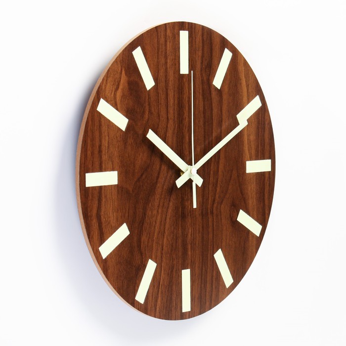 фото Светящиеся настенные часы, d-30 см