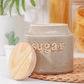 

Банка для сыпучих продуктов «Сахар», 1,1 л