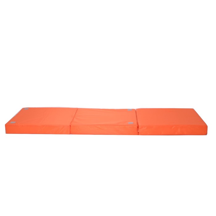 фото Пуф «мобильный матрас», размер 67x61x33 см, водоотталкивающая ткань, оранжевый wowpuff