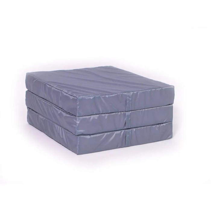 фото Пуф «мобильный матрас», размер 67x61x33 см, водоотталкивающая ткань, серый wowpuff