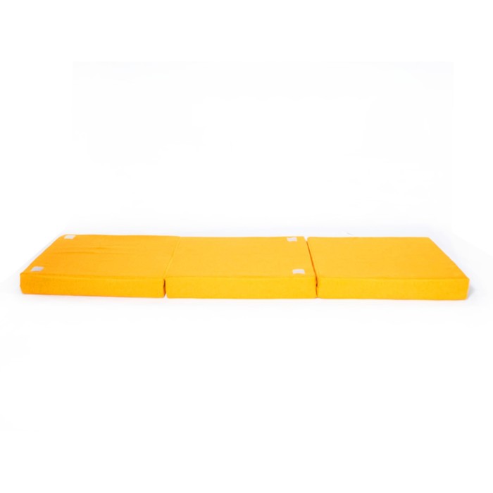 фото Пуф «мобильный матрас», размер 67x61x33 см, рогожка, оранжевый wowpuff