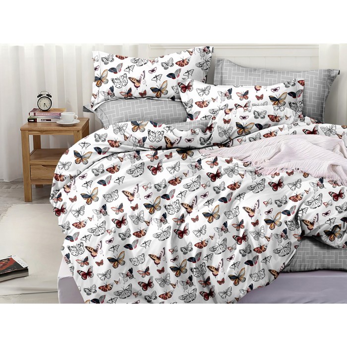 

КПБ Pure Cotton дуэт, размер 220x240 см, 145x215 см-2 шт, 50x70 см-2 шт, 70x70 см-2 шт