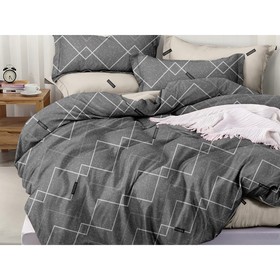 

КПБ Satin Lux 1,5 сп, размер 150x220 см, 145x215 см, 70x70 см