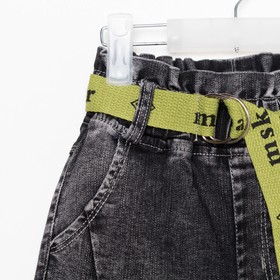 

Джинсы для девочки, цвет серый, рост 116 см