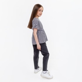 

Джинсы для девочки, цвет серый, рост 140 см