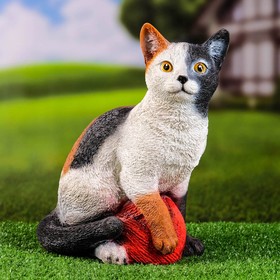 

Садовая фигура "Мурка с клубком" 29х16х21см