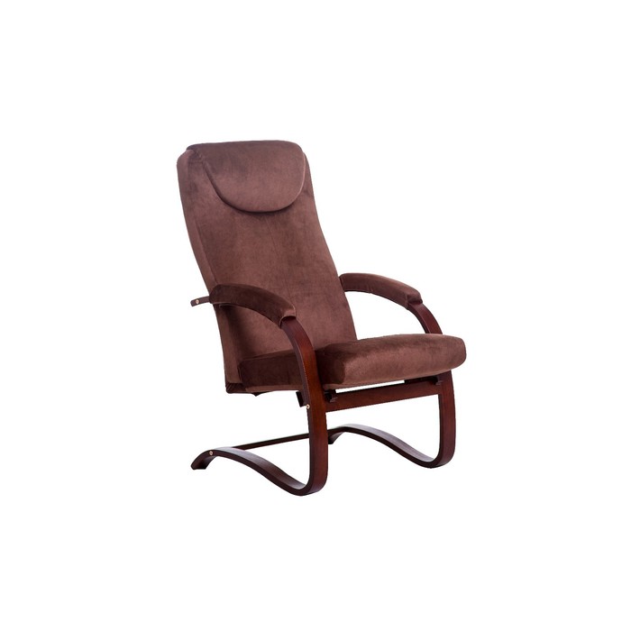 Кресло Комфорт + качалка Орех/ткань Невада Шоколад кресло релакс орех ткань невада графит