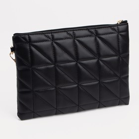 

Клатч на молнии, цвет чёрный