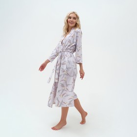 

Халат KAFTAN Birds, цвет серый, размер 52-54