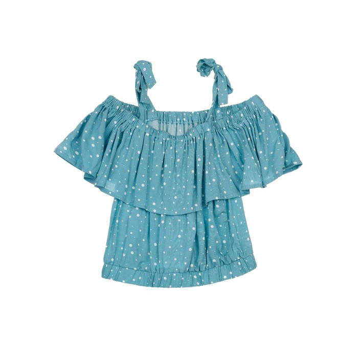 Комплект текстильный для девочек: топ, шорты, рост 140 см