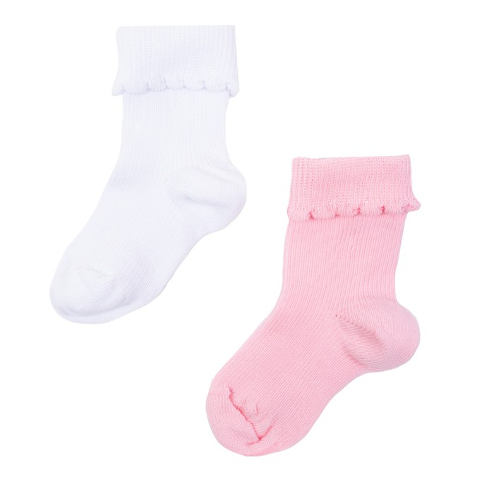 Носки детские для девочек, 2 пары в комплекте, размер 11