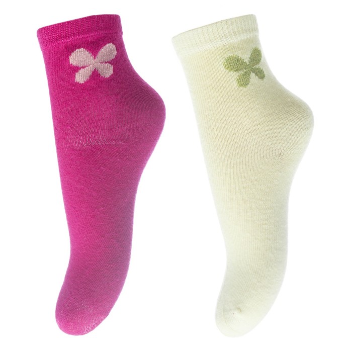 Носки для девочек, 2 пары в комплекте, размер 12