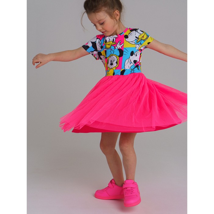фото Платье disney трикотажное для девочки, рост 104 см playtoday