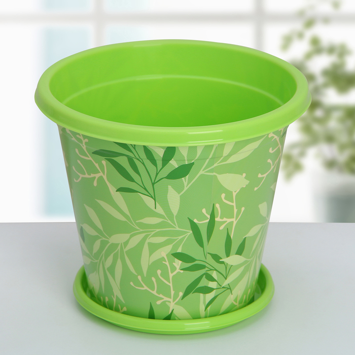 Горшок-кашпо 2 л "Аленушка", поддон