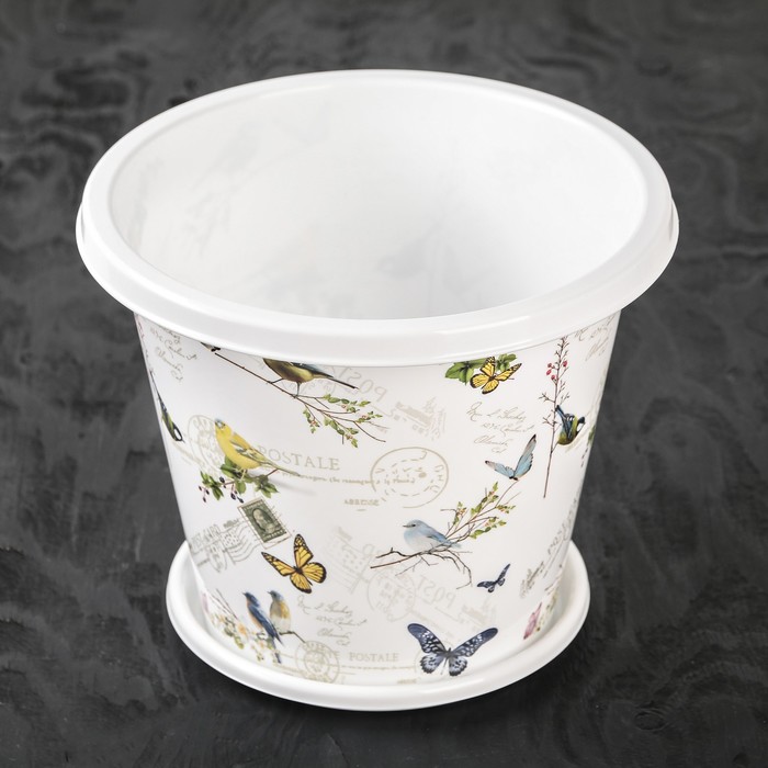 Горшок-кашпо 5,5 л "Палитра", поддон