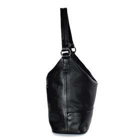 

40516 Сумка мешок, отдел на молнии, цвет черный 32х31х13см