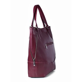 

Сумка-шопер на молнии GALANTEYA, цвет бордовый