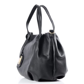 

47818 Сумка шопер, отдел на молнии, цвет черный 40,5х23х22см