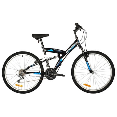 Велосипед 26" Mikado Explorer, 2022, цвет черный, размер рамы 18"