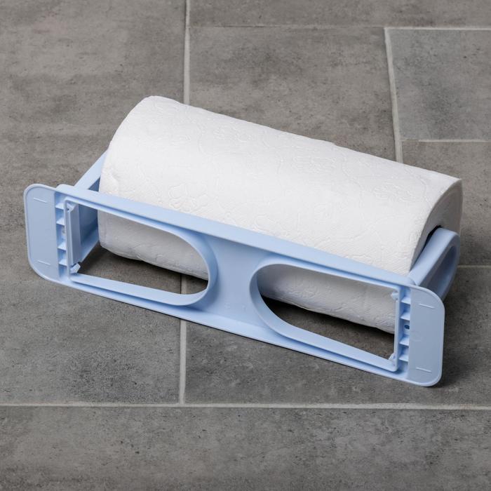 Держатель для полотенец светло-голубой