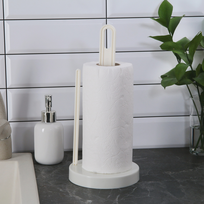 Держатель для полотенец настольный Solo, слоновая кость