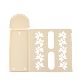 

Корзина для пакетов Fly, 16,8×13,3×37,5 см, цвет слоновая кость