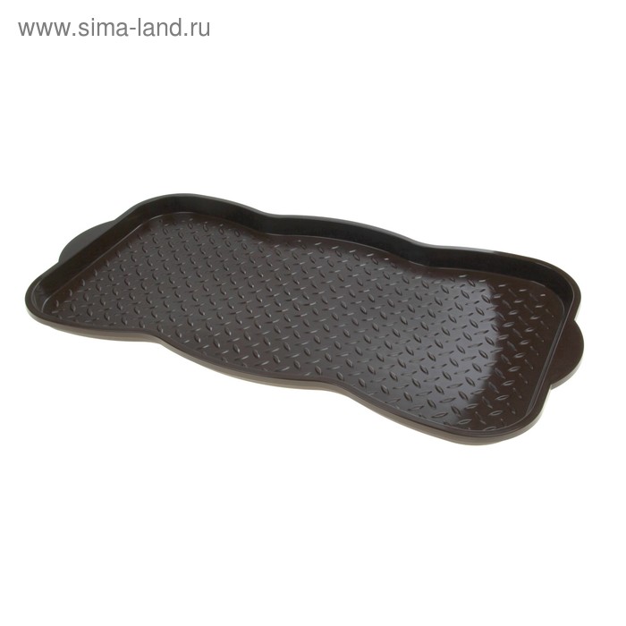 Лоток для обуви, 75×38,5×3 см, цвет шоколадный