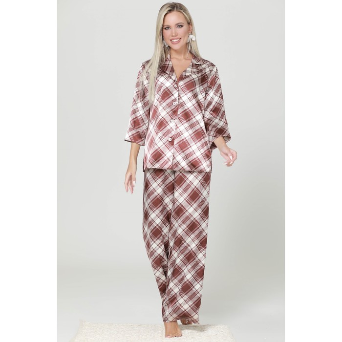Пижама женская «Наслаждение комфортом», размер 56